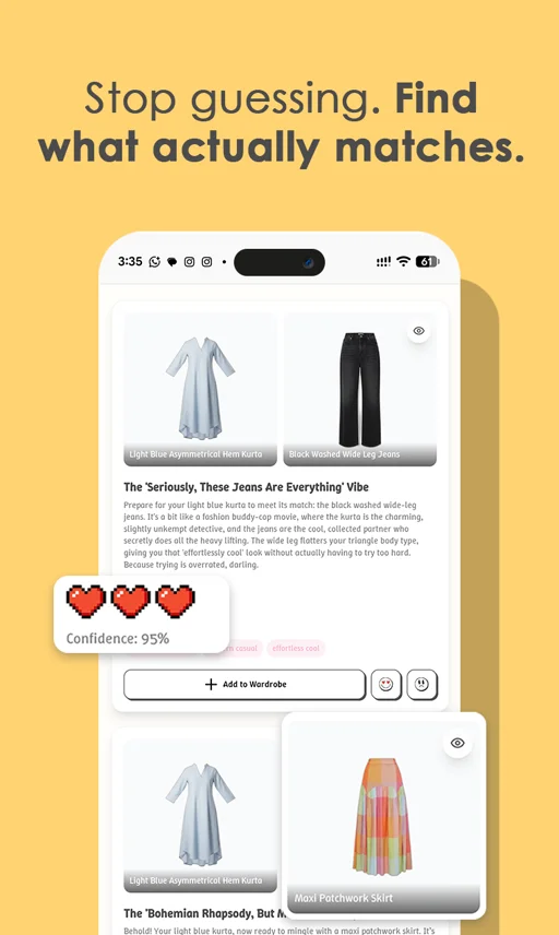 Look Lab - match outfits from your own closet